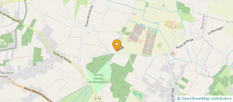 localisation de l'entreprise GASBAMA  MAZE-MILON