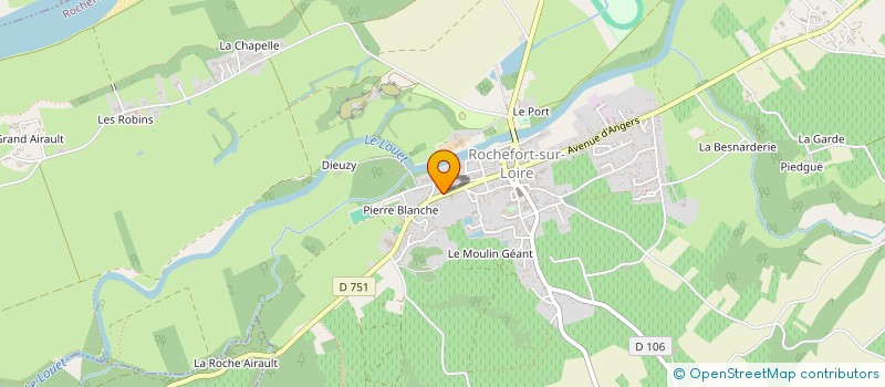 localisation de l'entreprise GASCHET JEAN ET ANDRE  ROCHEFORT-SUR-LOIRE