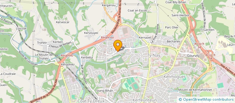 localisation de l'entreprise GASCK à QUIMPER