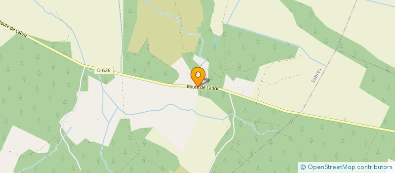 localisation de l'entreprise GASCOGN'AGRI HOLDING  SABRES