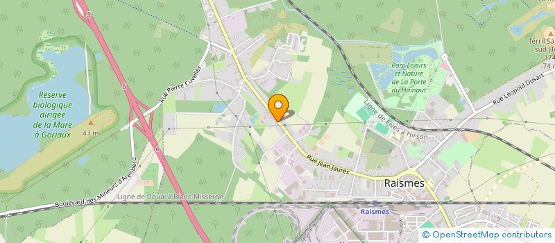 localisation de l'entreprise GASCOGNE  RAISMES