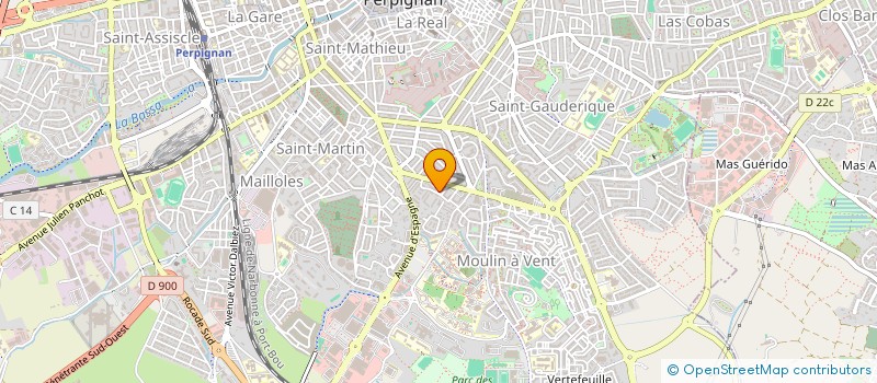 localisation de l'entreprise GASCOGNE à PERPIGNAN