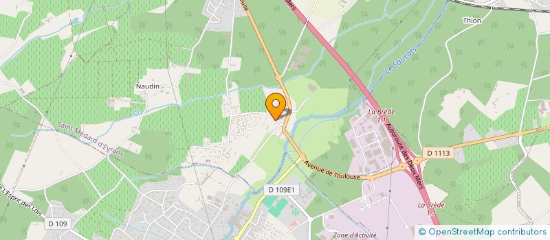 localisation de l'entreprise GASCOGNE BATIMENT  SAINT-AUBIN-DE-MEDOC