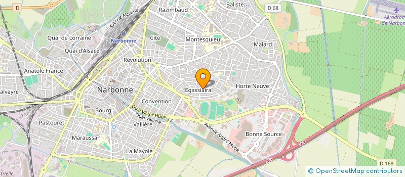 localisation de l'entreprise GASCOGNE BIEN-ETRE SARL à NARBONNE