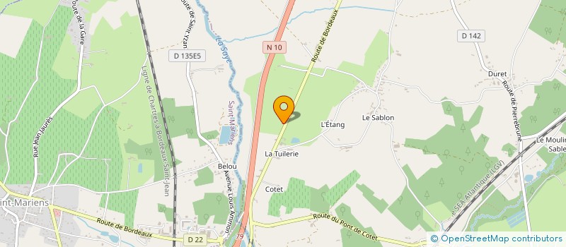 localisation de l'entreprise GASCOGNE CONSTRUCTIONS  LARUSCADE