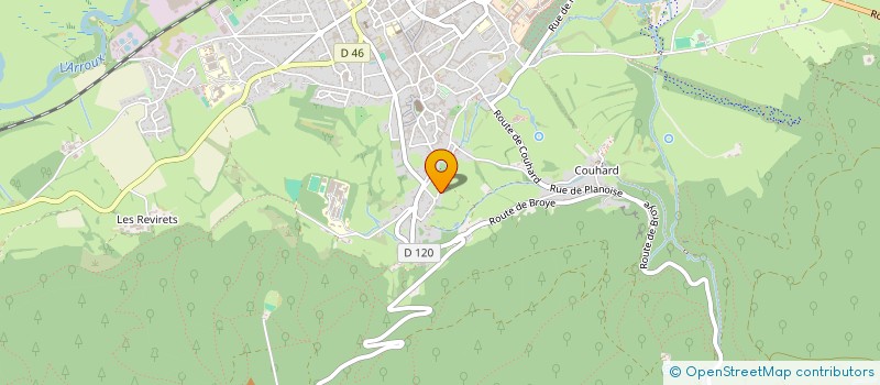 localisation de l'entreprise GASCOGNE DE GAMET  AUTUN