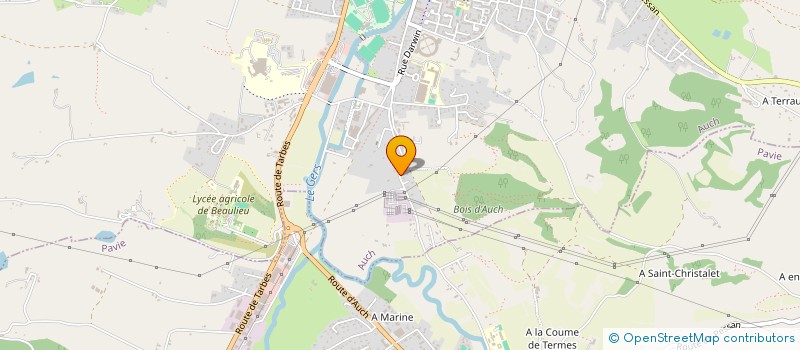 localisation de l'entreprise GASCOGNE DEVELOPPEMENT  AUCH