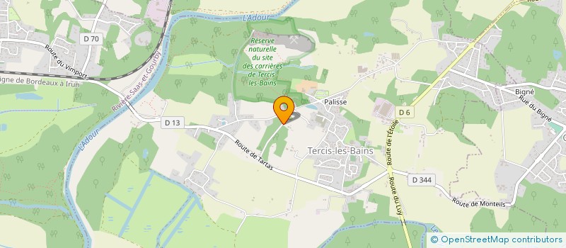 localisation de l'entreprise GASCOGNE DISTRIBUTION  TERCIS-LES-BAINS