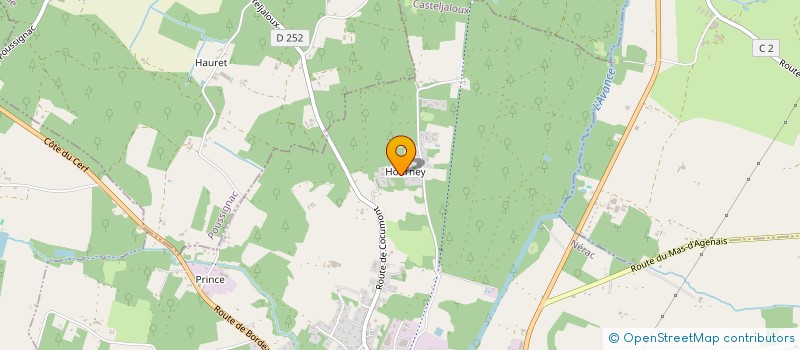 localisation de l'entreprise GASCOGNE ELAGAGE  CASTELJALOUX