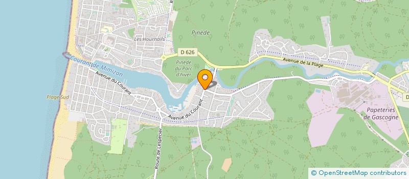 localisation de l'entreprise GASCOGNE FLEXIBLE  MIMIZAN