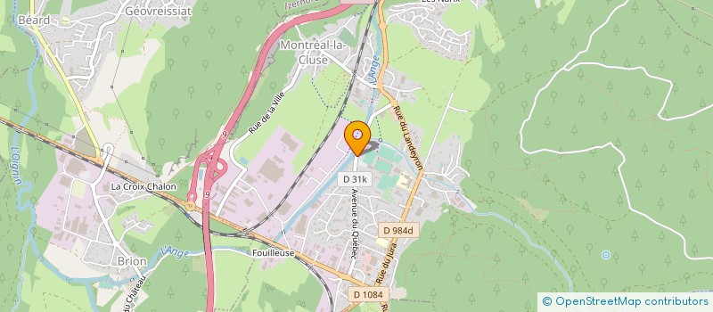 localisation de l'entreprise GASCOGNE GENIE CIVIL à LA RAVOIRE