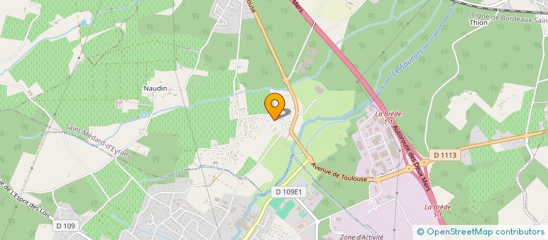 localisation de l'entreprise GASCOGNE HOLDING  SAINT-AUBIN-DE-MEDOC