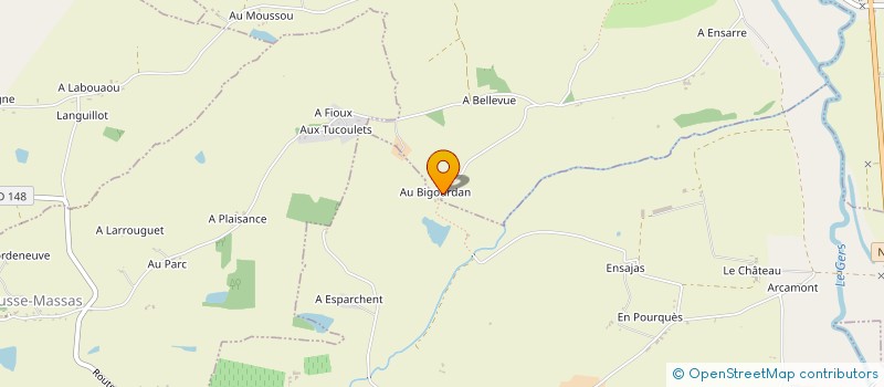 localisation de l'entreprise GASCOGNE PYRENEES ASSISTANCE  ROQUEFORT