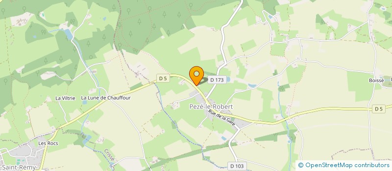 localisation de l'entreprise GASCOIGNE & BROOKES  PEZE LE ROBERT