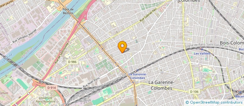 localisation de l'entreprise GASCOIN FRANCOIS ET AGNIESKA à COLOMBES