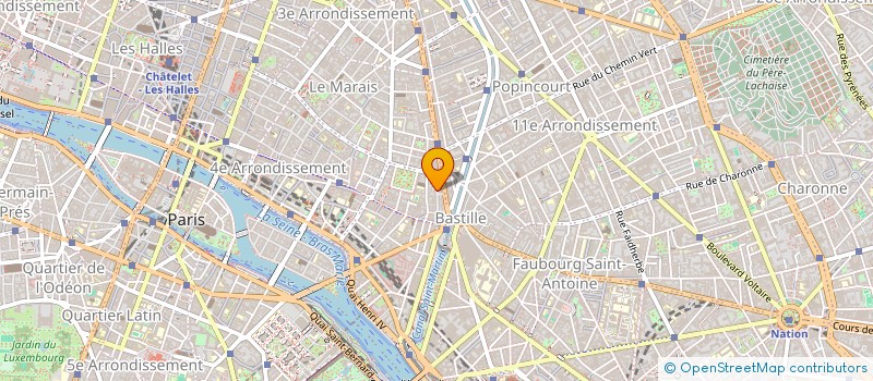 localisation de l'entreprise GASCON J & ASSOCIES à PARIS