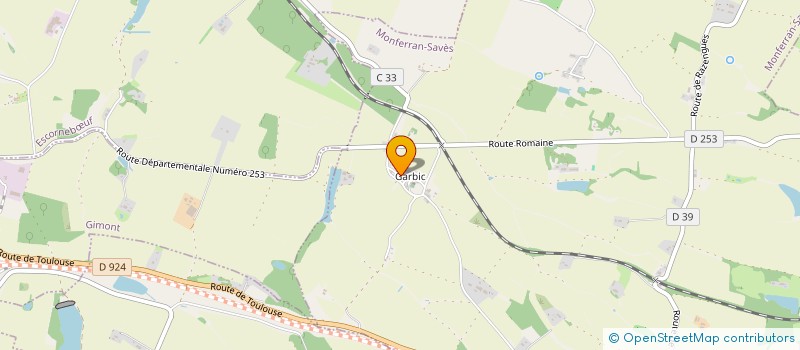 localisation de l'entreprise GASCONIA PATRIMOINE  MONFERRAN-SAVES