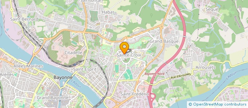 localisation de l'entreprise GASCONS 07 à BAYONNE