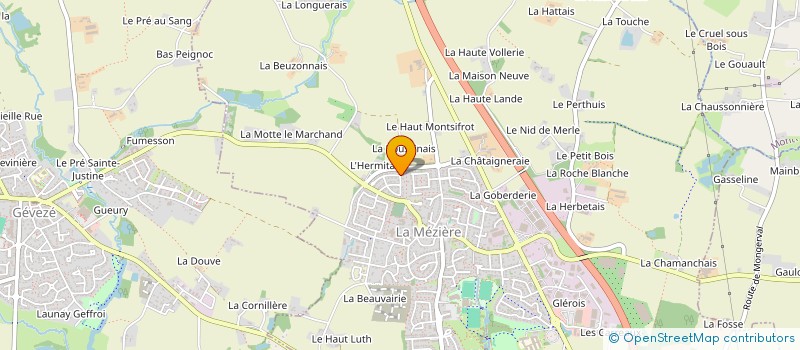 localisation de l'entreprise GASCORP  LA MEZIERE