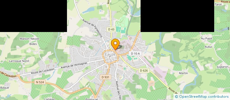 localisation de l'entreprise GASCOVERT à AUCH