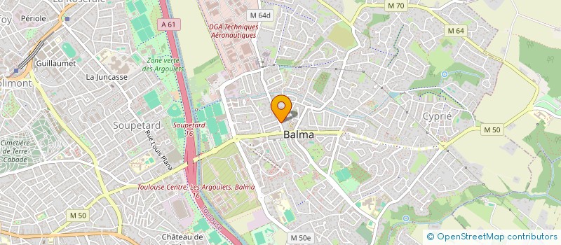 localisation de l'entreprise GASE à BALMA