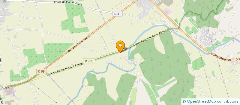 localisation de l'entreprise GASE  ORGON