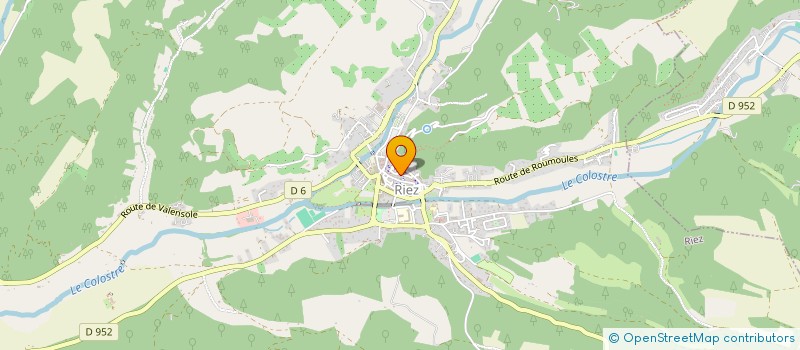 localisation de l'entreprise GASEI  RIEZ