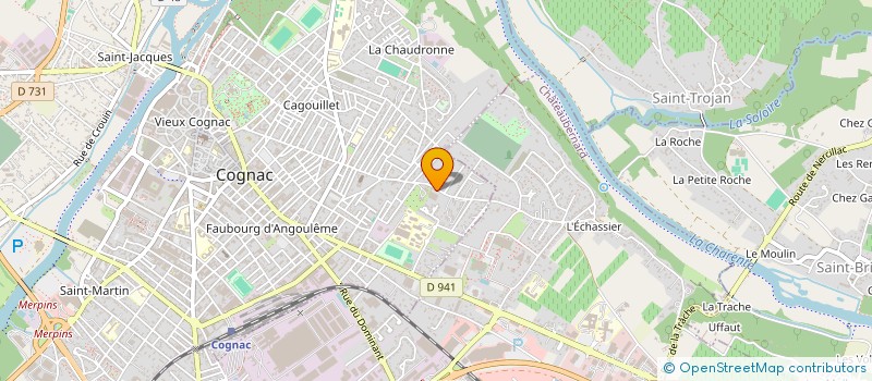 localisation de l'entreprise GASEL  COGNAC
