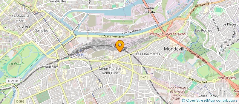 localisation de l'entreprise GASETCO à CAEN