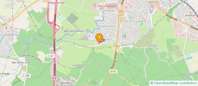 localisation de l'entreprise GASH BOXING ET SPORT BIEN ETRE  PERPIGNAN