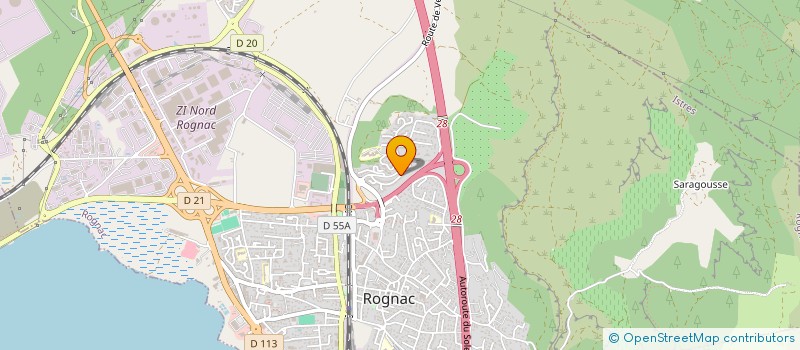 localisation de l'entreprise 'GASH'PATOU'  ROGNAC