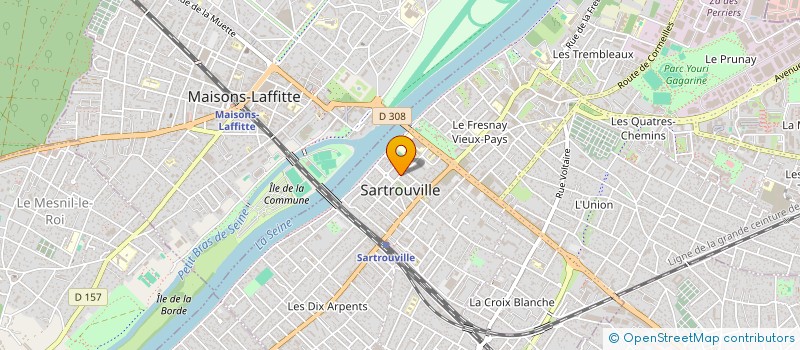 localisation de l'entreprise GASHELAMB  SARTROUVILLE