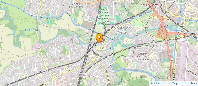 localisation de l'entreprise GASHI  STRASBOURG