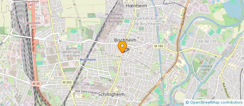 localisation de l'entreprise GASHI BAT à BISCHHEIM