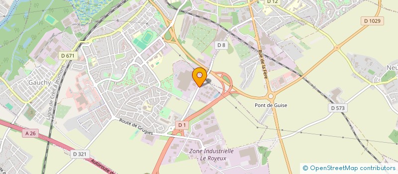 localisation de l'entreprise GASIAQUOIS AUTO QUALITE-SECURITE à GAUCHY