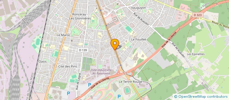 localisation de l'entreprise GASIDEC  LE MANS