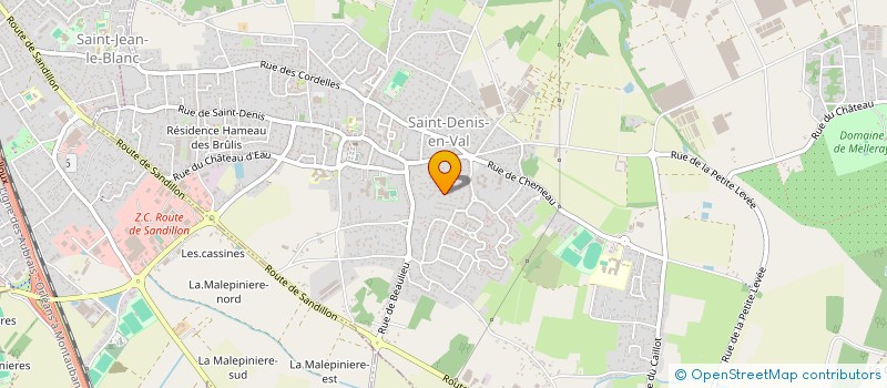 localisation de l'entreprise GASKIMMO SCI à SAINT-DENIS-EN-VAL