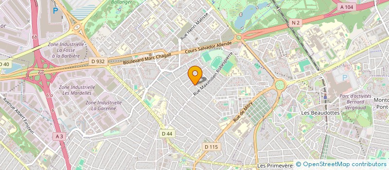 localisation de l'entreprise GASKOF à AULNAY-SOUS-BOIS