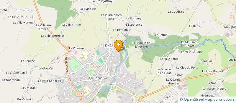 localisation de l'entreprise GASL PATRIMOINE  QUINTIN