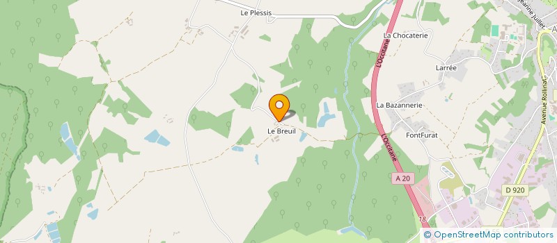localisation de l'entreprise GASMAX à ARGENTON-SUR-CREUSE