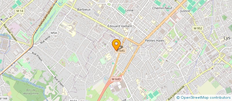 localisation de l'entreprise GASMELY  HEM