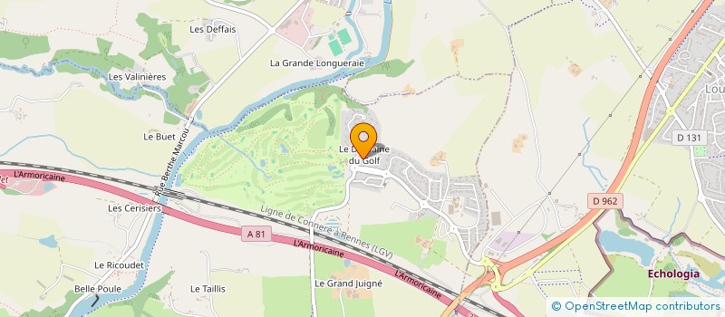 localisation de l'entreprise GASNERIE INVEST à CHANGE