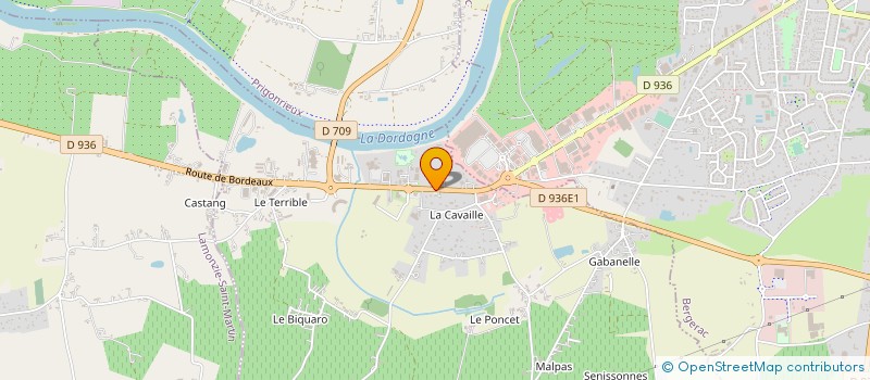 localisation de l'entreprise GASNIER PAULINE  SAINT-LAURENT-DES-VIGNES