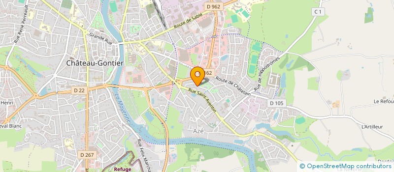localisation de l'entreprise GASNIER PLOMBERIE CHAUFFAGE  VERRIERES-EN-ANJOU