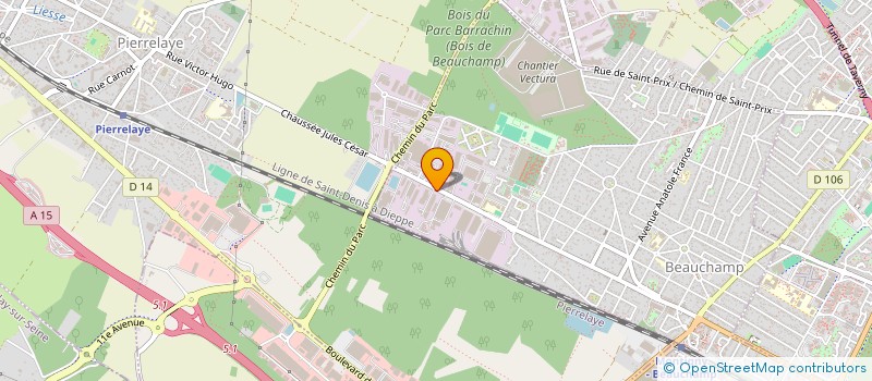 localisation de l'entreprise GASOIL PRODUCTIONS  BEAUCHAMP