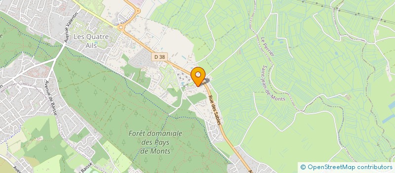 localisation de l'entreprise GASOM  SAINT-JEAN-DE-MONTS