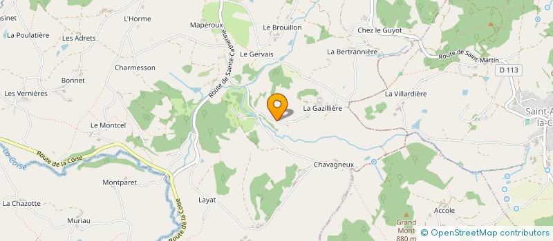 localisation de l'entreprise GASONA  SAINT-MARTIN-EN-HAUT