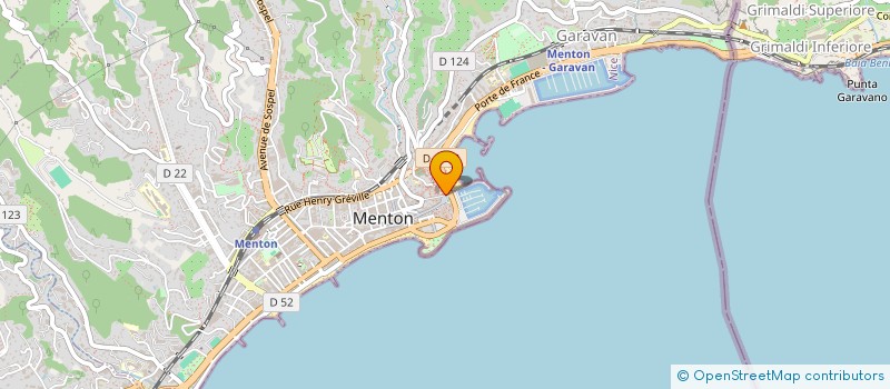 localisation de l'entreprise GASP à MENTON