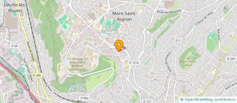 localisation de l'entreprise GASP IMMO  MONT-SAINT-AIGNAN