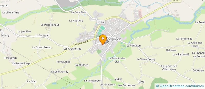 localisation de l'entreprise GASPAILLARD POULAILLERS à PLENEE-JUGON